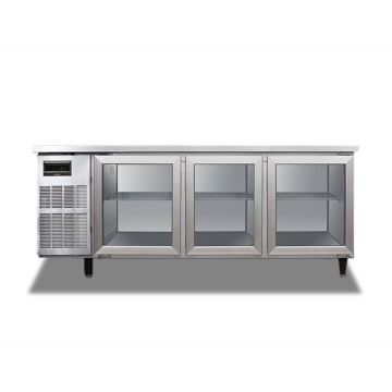 FREZMAC SS 3 DOOR UNDERCOUNTER CHILLER 1800MM (GLASS DOOR) FMT-6CG6