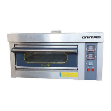ORIMAS Industrial Stainless Steel Gas Oven 1 Deck GR-1M