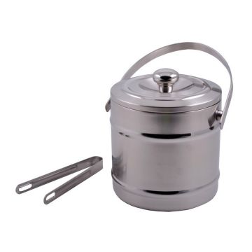 DOUBLE WALL ICE BUCKET WITH TONG S-3425