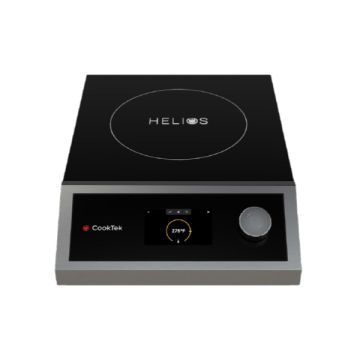 COOKTEK Countertop Single Hob Cooktop with New Helios Controls HTF‐9500‐SH35‐2