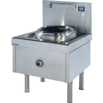 JCOOK S/S SINGLE INDUCTION WOK (8 KW) IW-08
