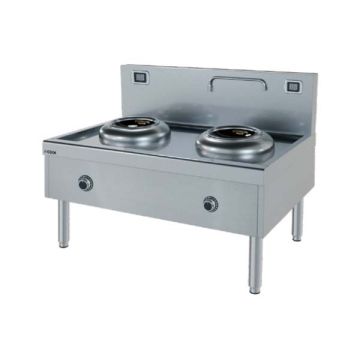 JCOOK S/S DOUBLE INDUCTION WOK (15KW x 2) IW2-15