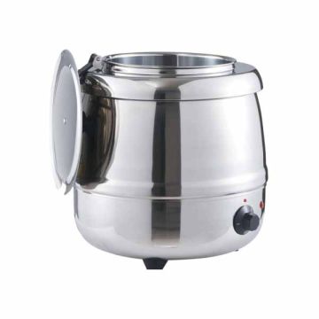 JIWINS S/S SOUP KETTLE WARMER (STAINLESS STEEL) JW-SKW-10S