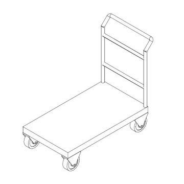Stainless Steel Platform Trolley (Heavy Duty)