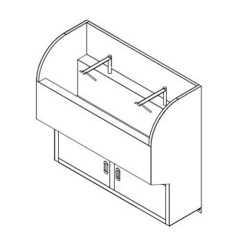 Stainless Steel Hand Wash Sink with Sensor Tap & Storage