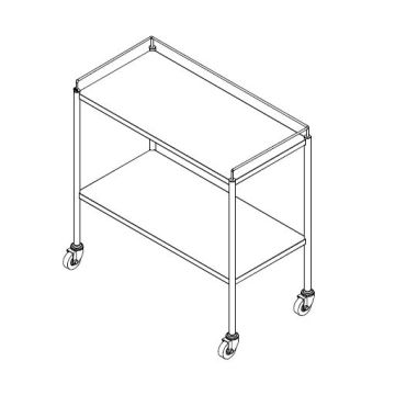 Stainless Steel Instrument Trolley / Cart