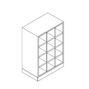 Stainless Steel Shoe Cabinet for Cleanroom