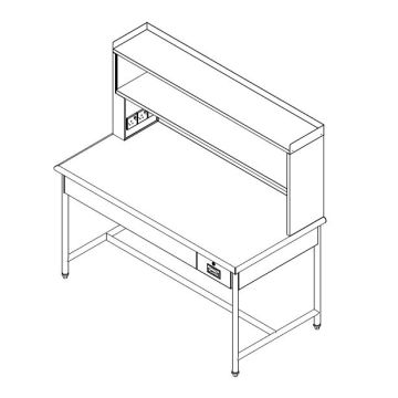 Stainless Steel Packing Cabinet with Drawer
