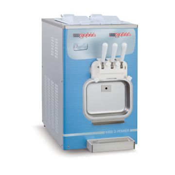 FRIGOMAT 2-Tanks Soft Ice Cream Machine With Electronic Control VERTICAL (Mix Pump) KISS 3 POWER P