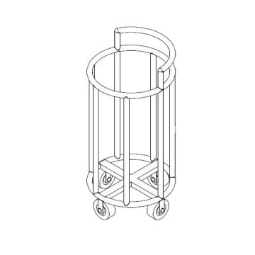 Stainless Steel Linen Trolley
