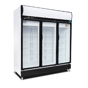 [PRE-ORDER] SNOW 3 Door Display Upright Chiller (Black Frame) LY1501BBC-HP