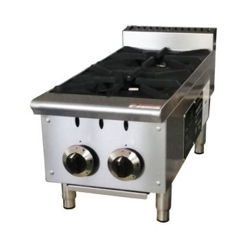 MODELUX Gas 2 Open Burner 12" MDX-OB12-M