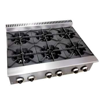 MODELUX Gas 6 Open Burner 36" MDX-OB36-M