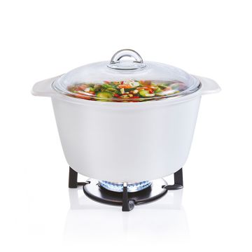 LUMINARC 5L VITRO BLOOMING WHITE CASSEROLE N1617