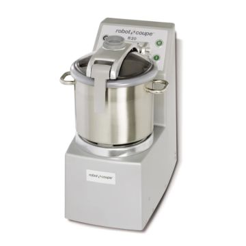 ROBOTCOUPE 20Ltr Vertical Cutter Mixer With 3-Stainless Steel Straight Blade Knife R-20