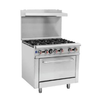 FRESH 6 OPEN BURNER WITH OVEN RGR-36
