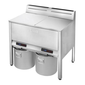 RINNAI Twin Tank Floor-Standing Gas Fryer With Safety Valve RFA-427G