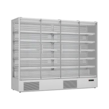 SOLID COOL OPEN SHOWCASE WITH DOOR 1529L SCWM-250G / SCBM-250G