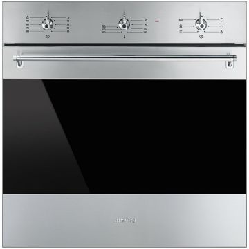 SMEG 60cm SS Classic Series Multifunction Oven SF6381X