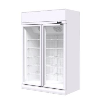 SANDEN	2 Door Multidesk Glass Door Freezer 1006L (Plug-In) SFM-1005