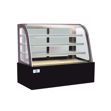 FRESH Curved Glass Cake Showcase (3 Shelves) FC34SC 
