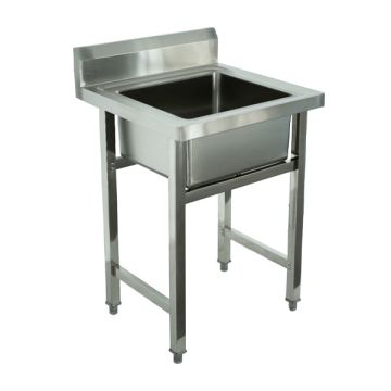 STRONG TRADING SS SINGLE BOWL SINK 700MM (700 X 700 X 850+100) ST-1BS-700-7D