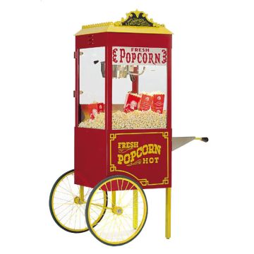 CRETORS 6oz Goldrush Antique Popper with Wagon Base Popcorn Machine 6GAP-WB
