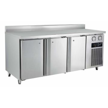FRESH 3 Doors Counter Refrigerator Chiller (6FT C/W BackSplash) DWF18M3-76B