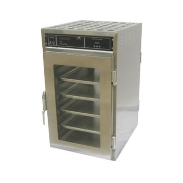 BRANDON Glass door with front & back opening Upright Holding Cabinet UHC5MB-B