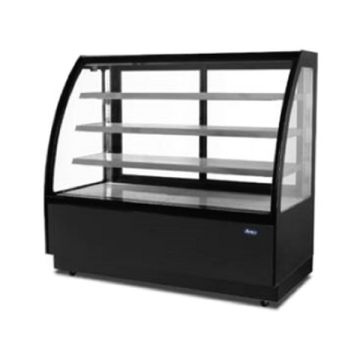 ATOSA HEIGHTENED CURVE BACK DOOR CAKE DISPLAY 585L (1800 X 660 X 1350 MM) WDG186HD-B